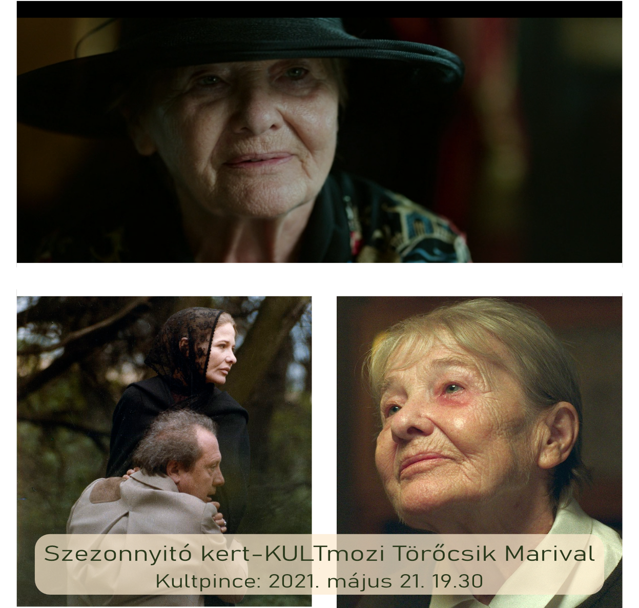 Szezonnyitó kert-KULTmozi Törőcsik Marival